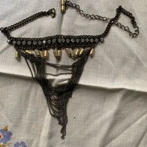 CALVIN KLEIN statement necklaces.